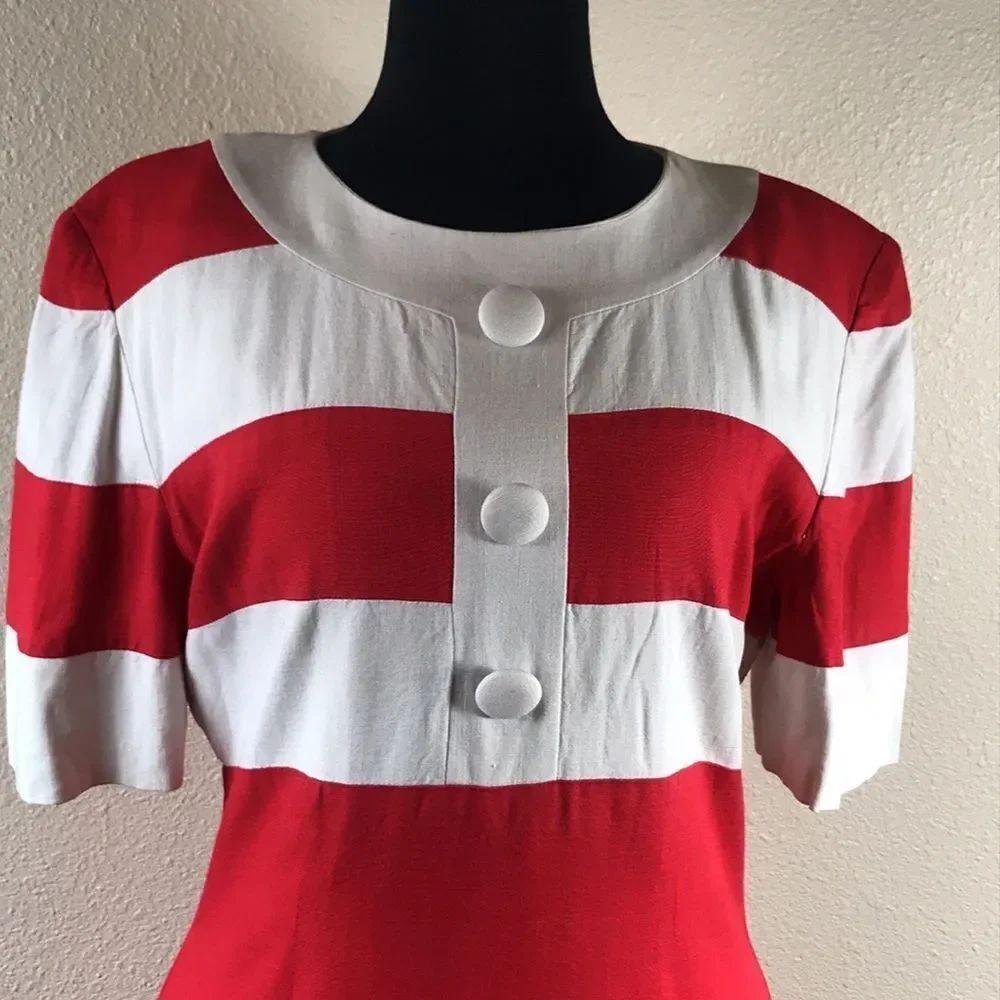 OBERON VINTAGE WOMEN DRESS M/L - Picture 4 of 15